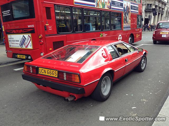 Lotus Esprit spotted in London, United Kingdom