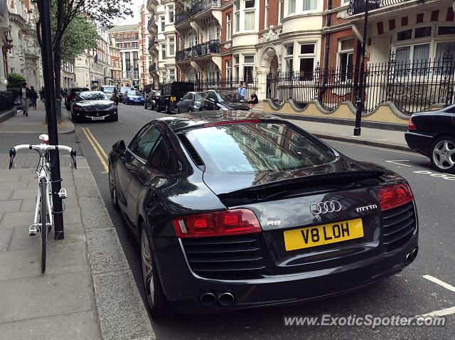 Audi R8 spotted in London, United Kingdom