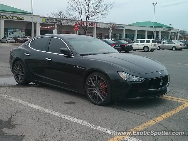 Maserati Ghibli spotted in Montreal, Canada