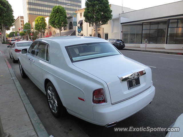 Rolls Royce Phantom spotted in Beverly Hills, California