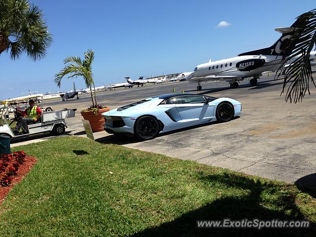 Lamborghini Aventador spotted in Fort Lauderdale, Florida
