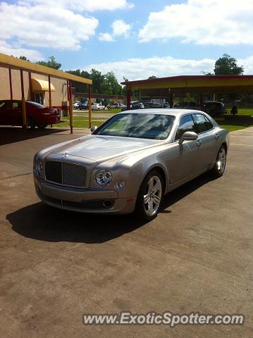 Bentley Mulsanne spotted in Beaumont, Texas