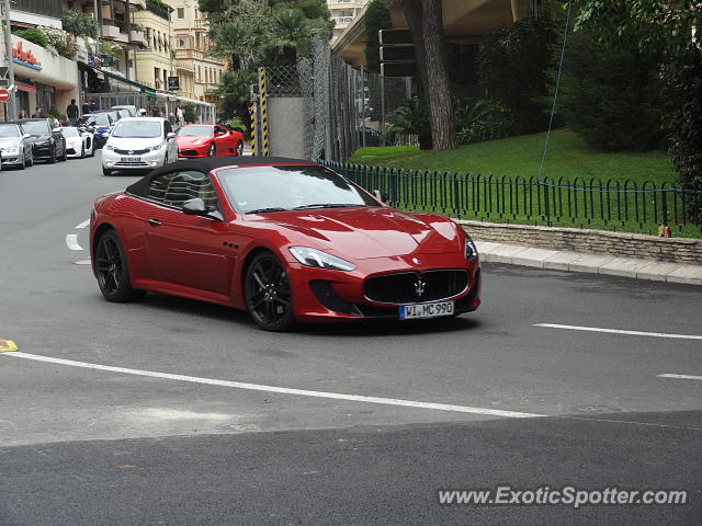 Maserati GranCabrio spotted in Monte carlo, Monaco
