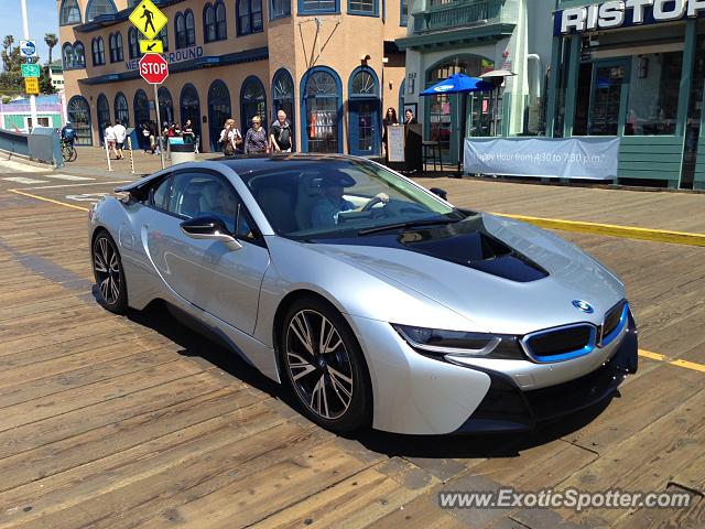 BMW I8 spotted in Santa Monica, California