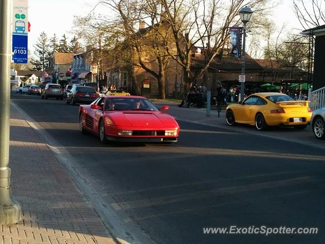 Ferrari Testarossa spotted in Unionville, Canada