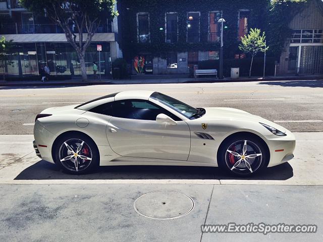 Ferrari California spotted in Santa Monica, California
