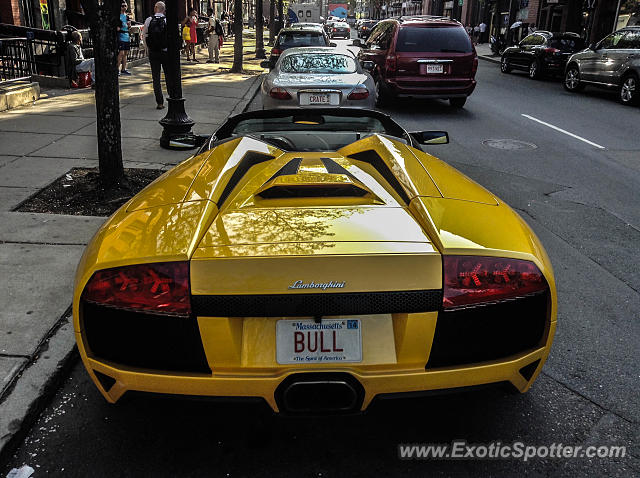 Lamborghini Murcielago spotted in Boston, Massachusetts
