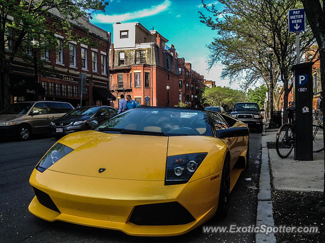 Lamborghini Murcielago spotted in Boston, Massachusetts