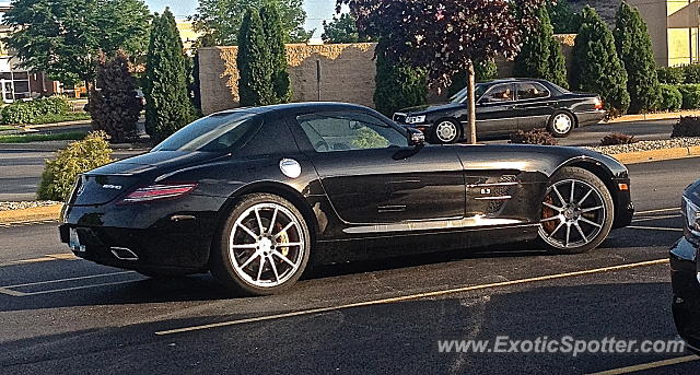 Mercedes SLS AMG spotted in Clarksville, Indiana