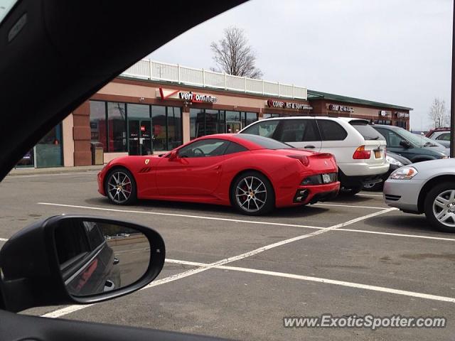Ferrari California spotted in Vestal, New York