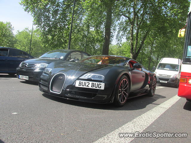 Bugatti Veyron spotted in London, United Kingdom