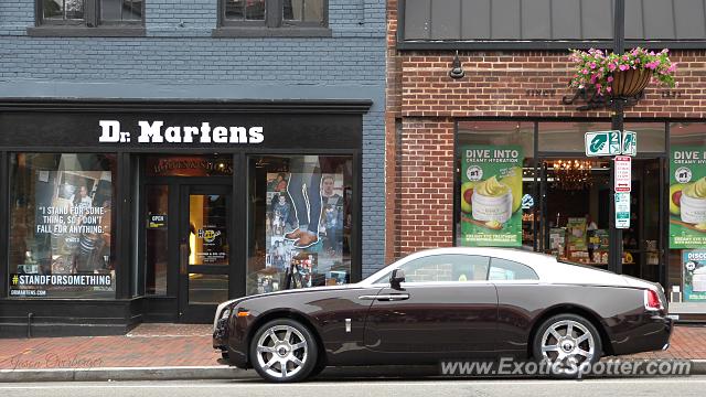Rolls Royce Wraith spotted in Georgetown, Maryland