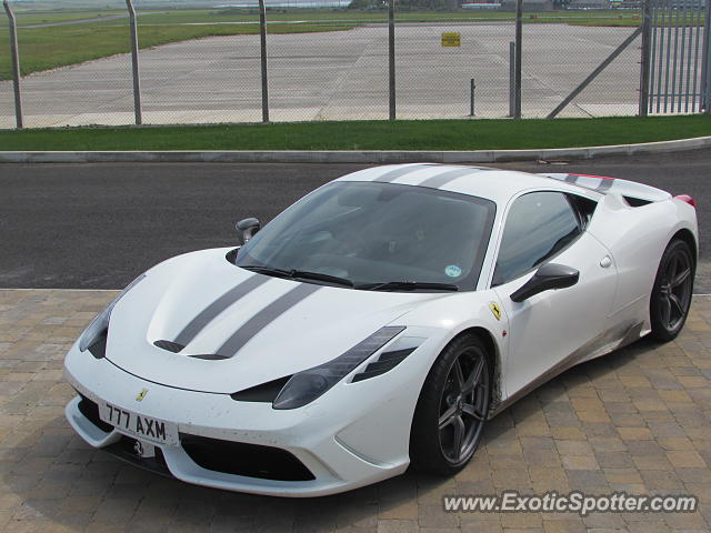Ferrari 458 Italia spotted in Castletown, United Kingdom