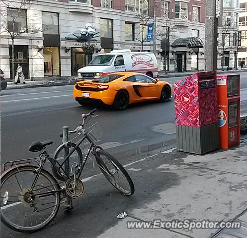 Mclaren MP4-12C spotted in Yorkville, Canada