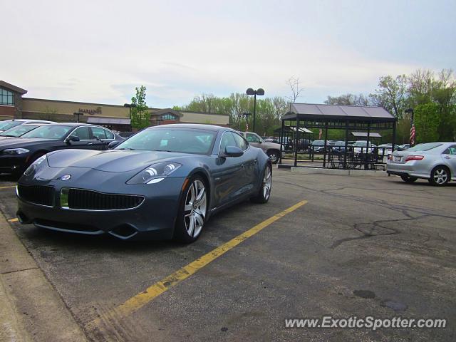 Fisker Karma spotted in Northfield, Illinois
