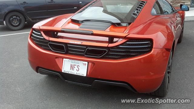 Mclaren MP4-12C spotted in Fredericton, NB, Canada