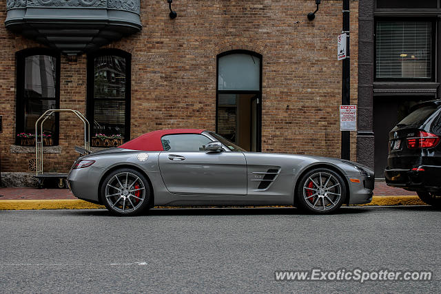 Mercedes SLS AMG spotted in Boston, Massachusetts