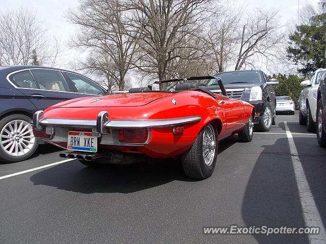Jaguar E-Type spotted in Cincinnati, Ohio