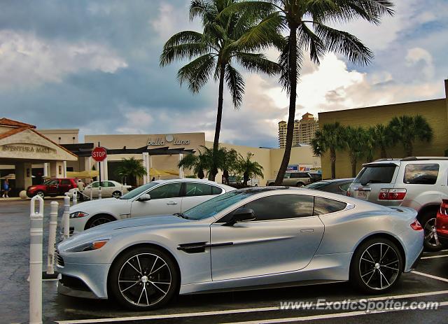 Aston Martin Vanquish spotted in Miami, Florida