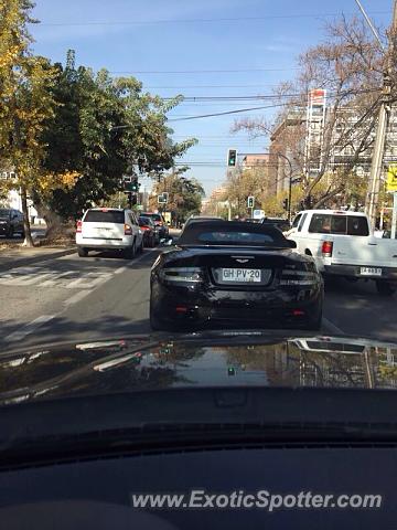 Aston Martin DB9 spotted in Santiago, Chile