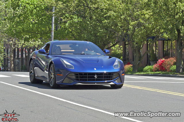 Ferrari F12 spotted in Greenwich, Connecticut