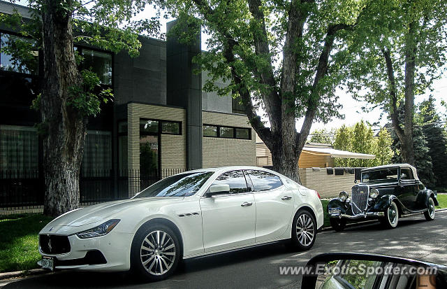 Maserati Ghibli spotted in Cherry Creek, Colorado