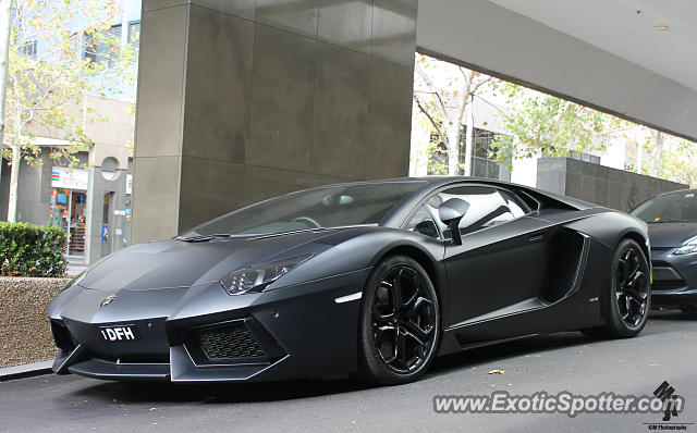 Lamborghini Aventador spotted in Sydney, Australia