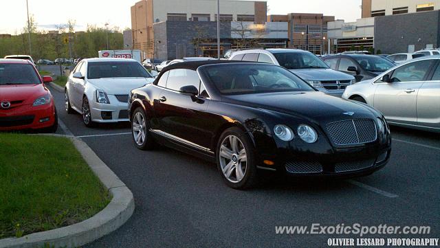 Bentley Continental spotted in Boucherville, Canada