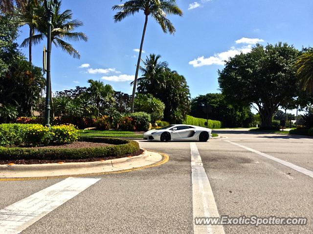 Lamborghini Aventador spotted in Boca Raton, Florida