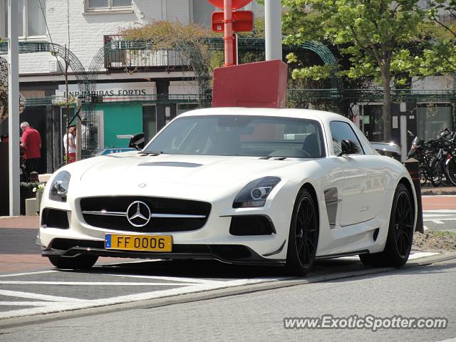 Mercedes SLS AMG spotted in Knokke-Heist, Belgium