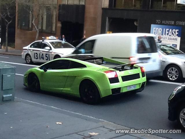 Lamborghini Gallardo spotted in Sydney, Australia