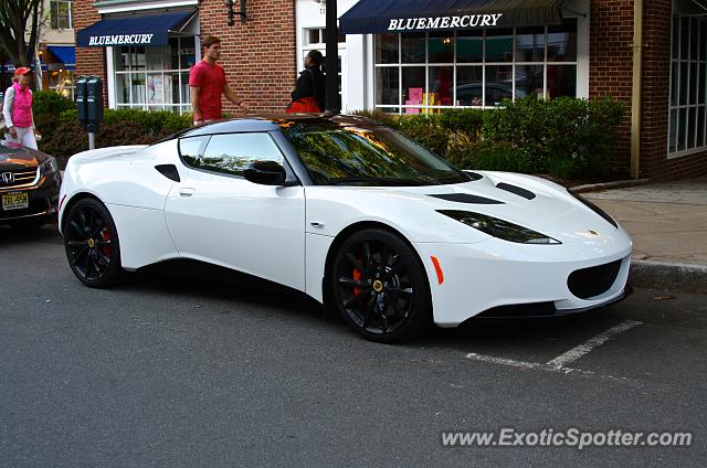 Lotus Evora spotted in Princeton, United States