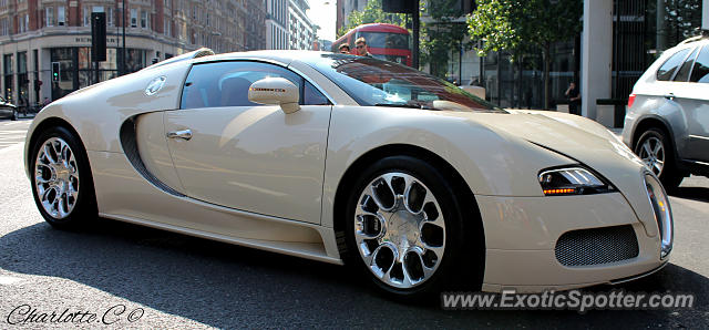 Bugatti Veyron spotted in London, United Kingdom