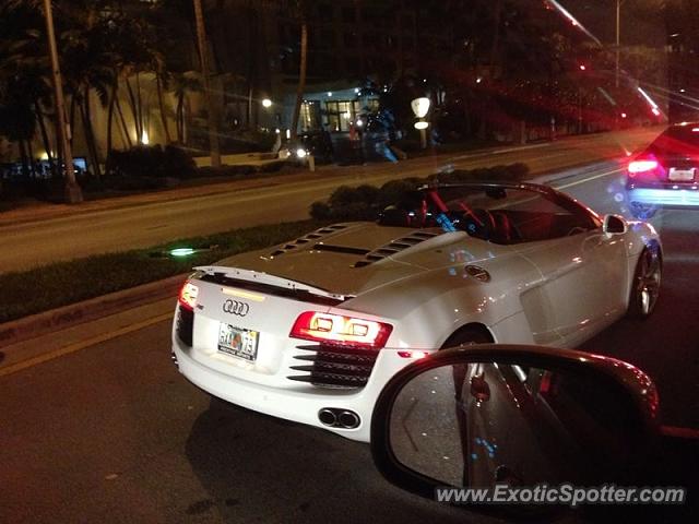 Audi R8 spotted in Miami, Florida