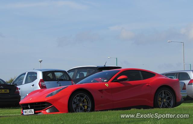Ferrari F12 spotted in Port erin, United Kingdom