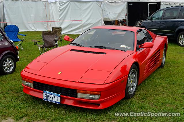 Ferrari Testarossa spotted in Lakeville, Connecticut