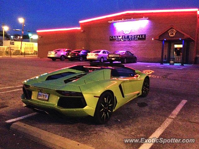 Lamborghini Aventador spotted in Nashville, Tennessee
