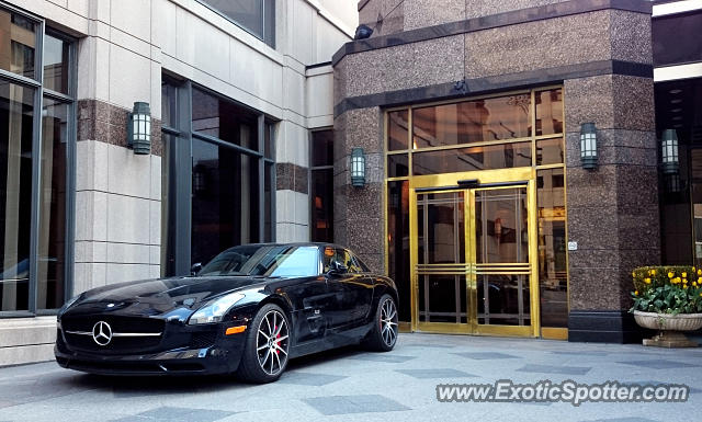 Mercedes SLS AMG spotted in Toronto, Ontario, Canada