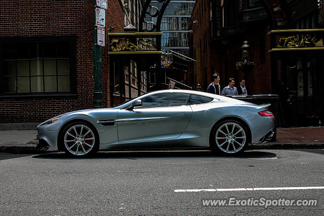 Aston Martin Vanquish spotted in Boston, Massachusetts