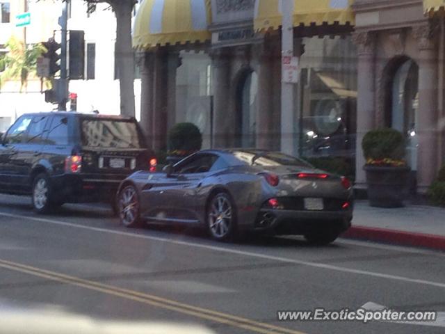 Ferrari California spotted in Beverley Hills, California