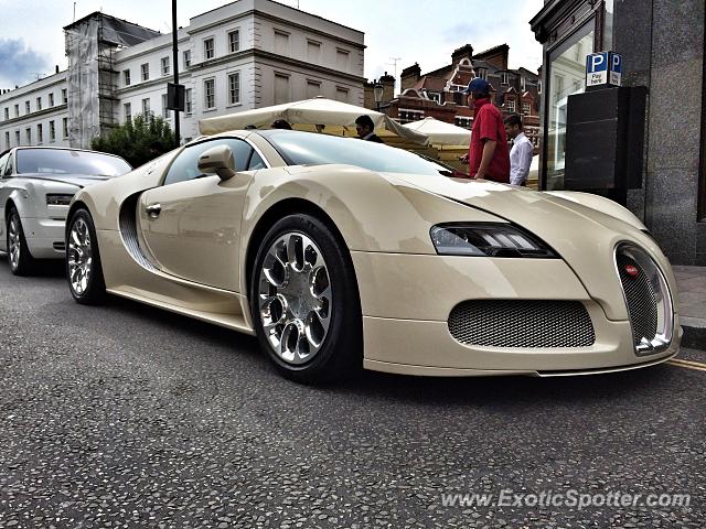Bugatti Veyron spotted in London, United Kingdom