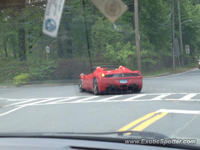 Ferrari 458 Italia spotted in Purchase, New York