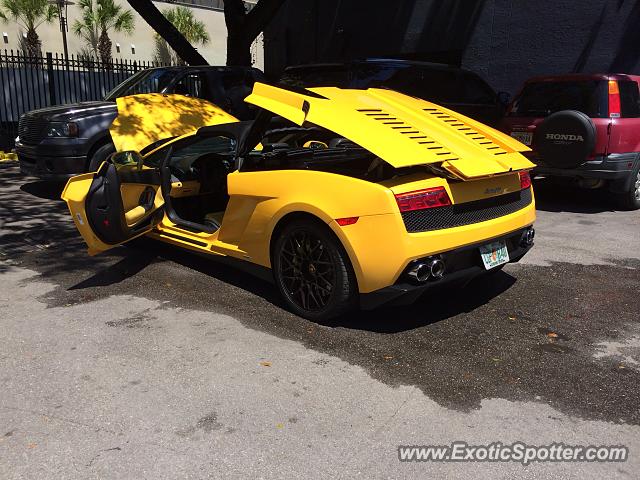 Lamborghini Gallardo spotted in Miami, Florida