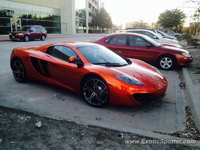 Mclaren MP4-12C spotted in Dallas, Texas
