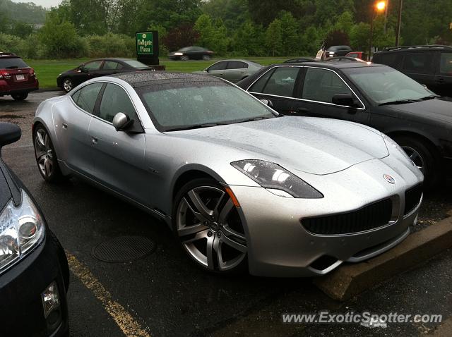 Fisker Karma spotted in Monroe, Connecticut
