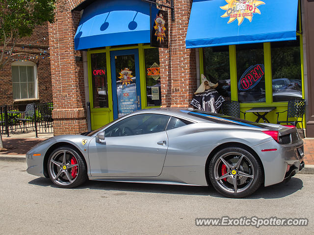 Ferrari 458 Italia spotted in Huntsville, Alabama