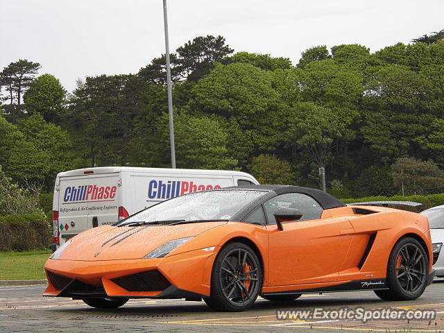 Lamborghini Gallardo spotted in Ramsey, United Kingdom