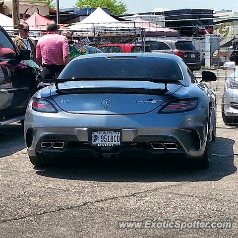 Mercedes SLS AMG spotted in Indianapolis, Indiana