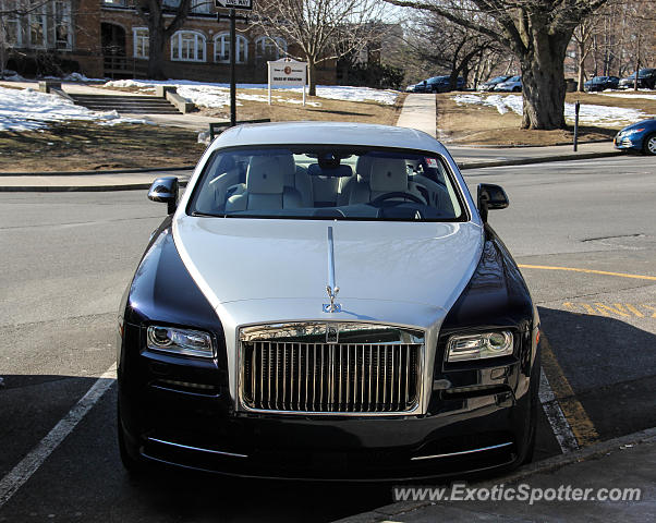 Rolls Royce Wraith spotted in Greenwich, Connecticut