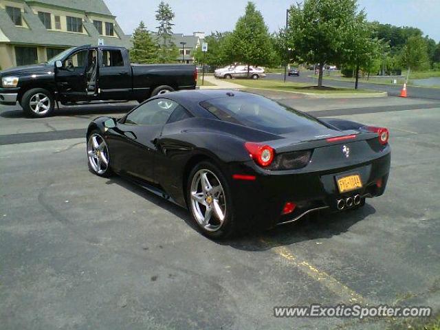 Ferrari 458 Italia spotted in Amherst, New York